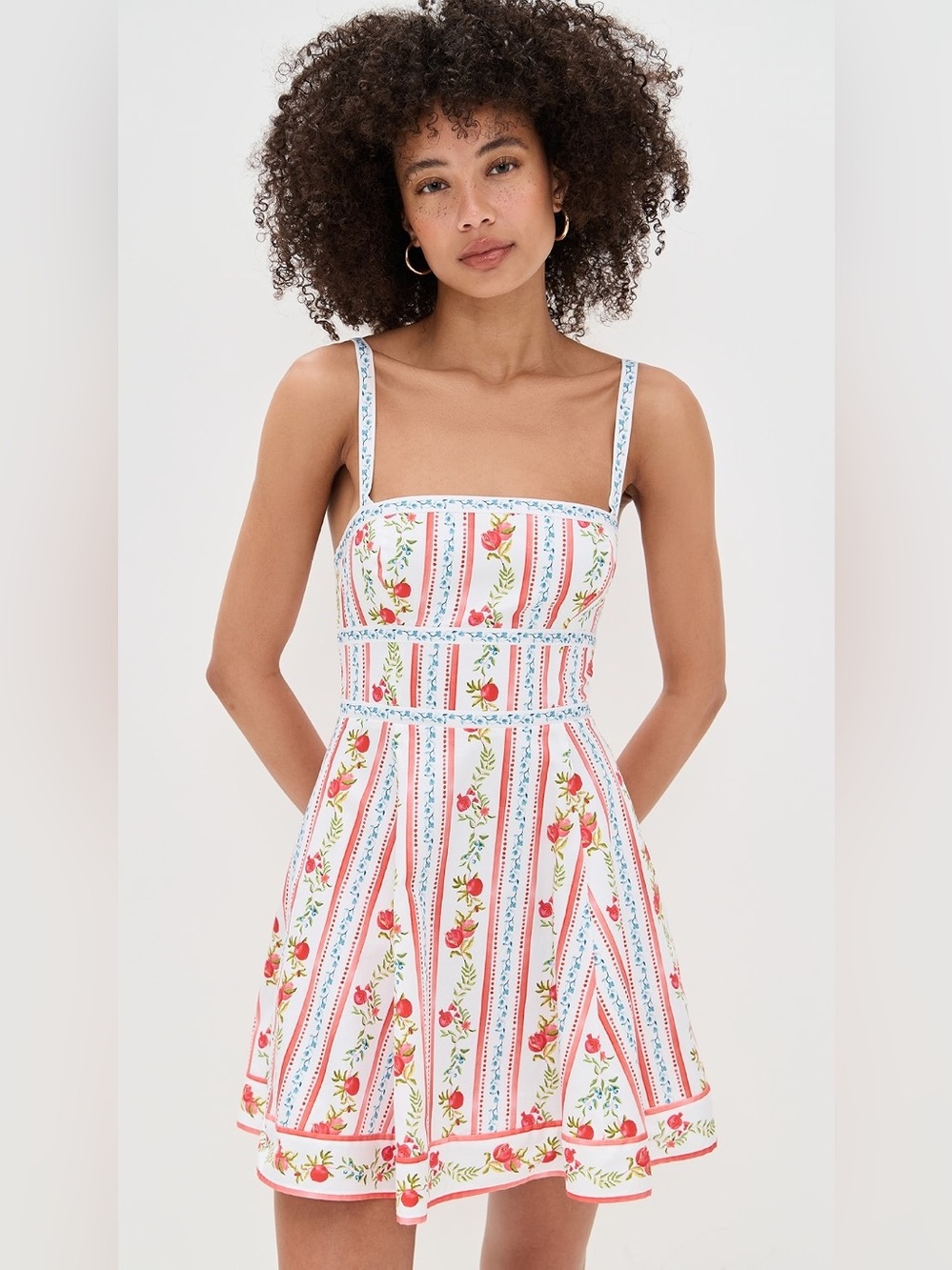 Hill House Home Mini Margot Dress in Pomegranate Stripe Size S NWT